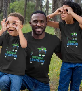 1sttheworld T-Shirt - Cute Until My Sierra Leonean Comes Out T-Shirt Black A35