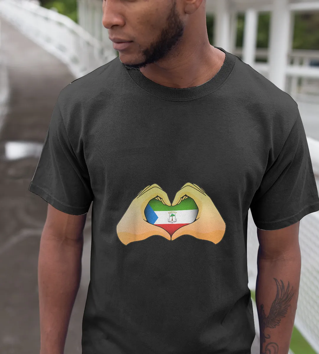 1sttheworld T-Shirt - Equatorial Guinea T-Shirt Black A35