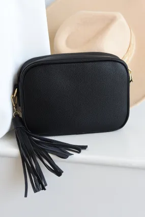 AHDORNED BLACK HANDBAG