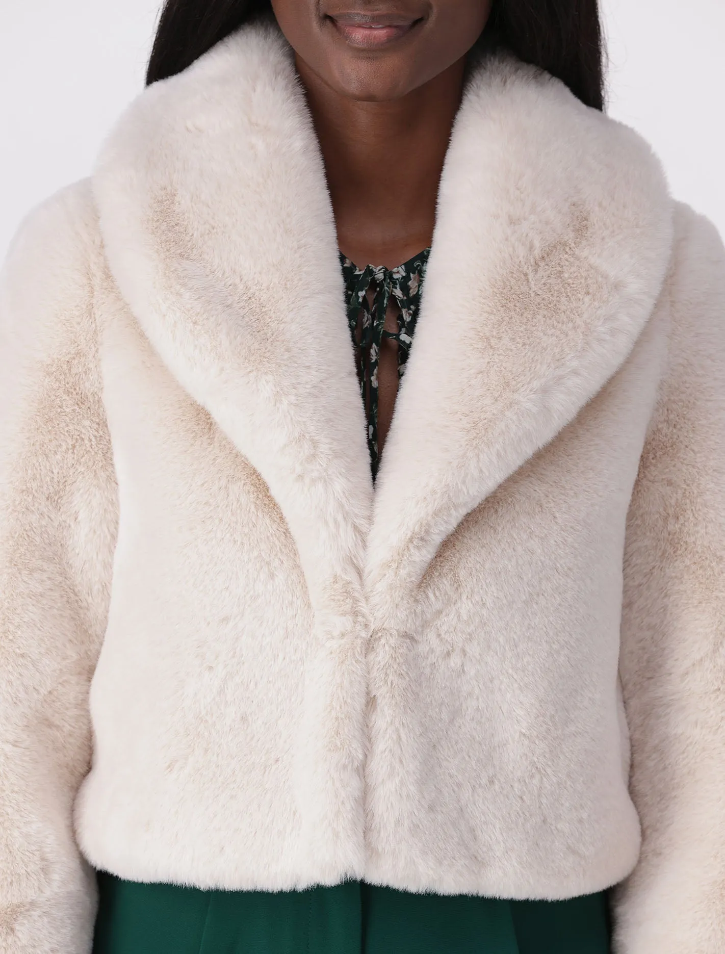 Amelia Cropped Fur Coat