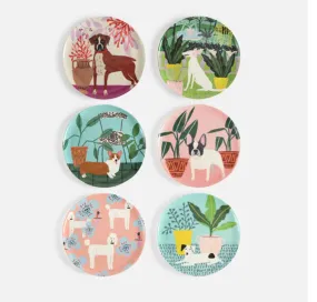 Assorted Dog Melamine Plates