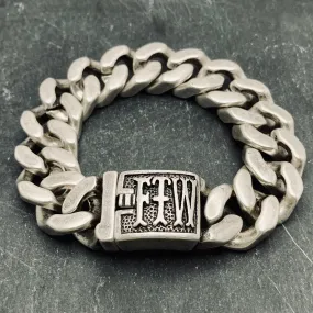 Bagger Bracelet - EASY BIKER - FTW Brushed  - 3/4 wide - B117