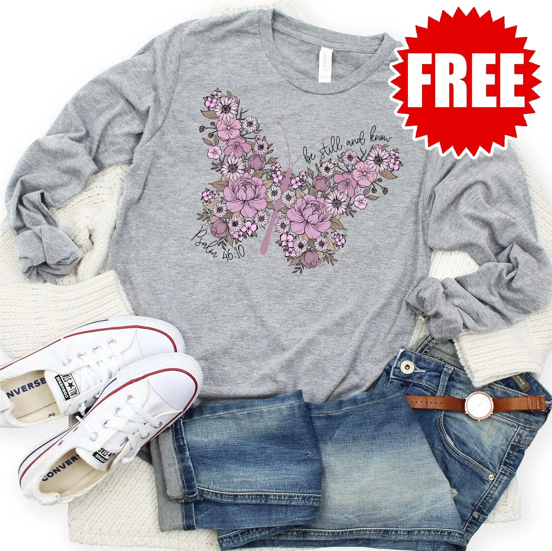 Be Still Butterfly Long Sleeve - 0