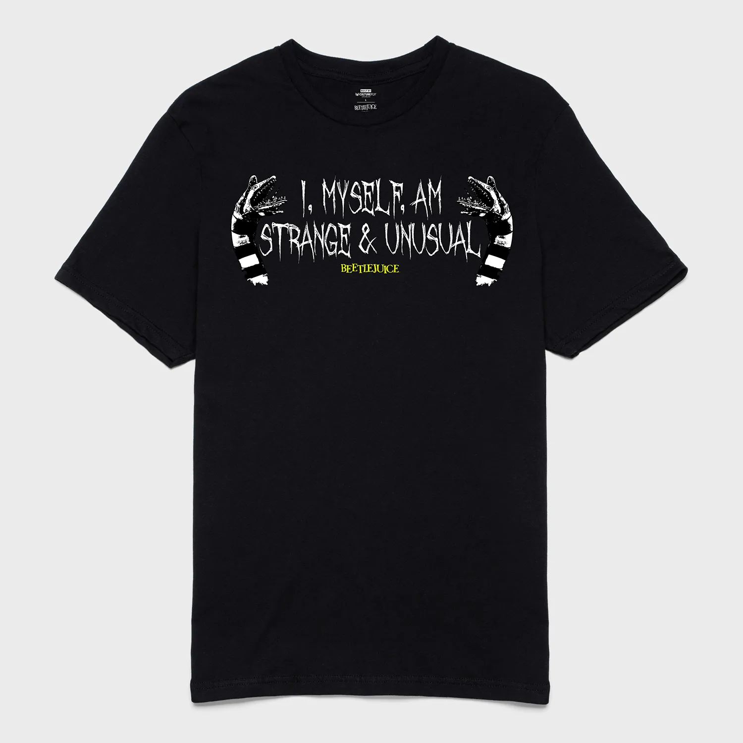 Beetlejuice - "I, myself, am unusal & strange" Tee