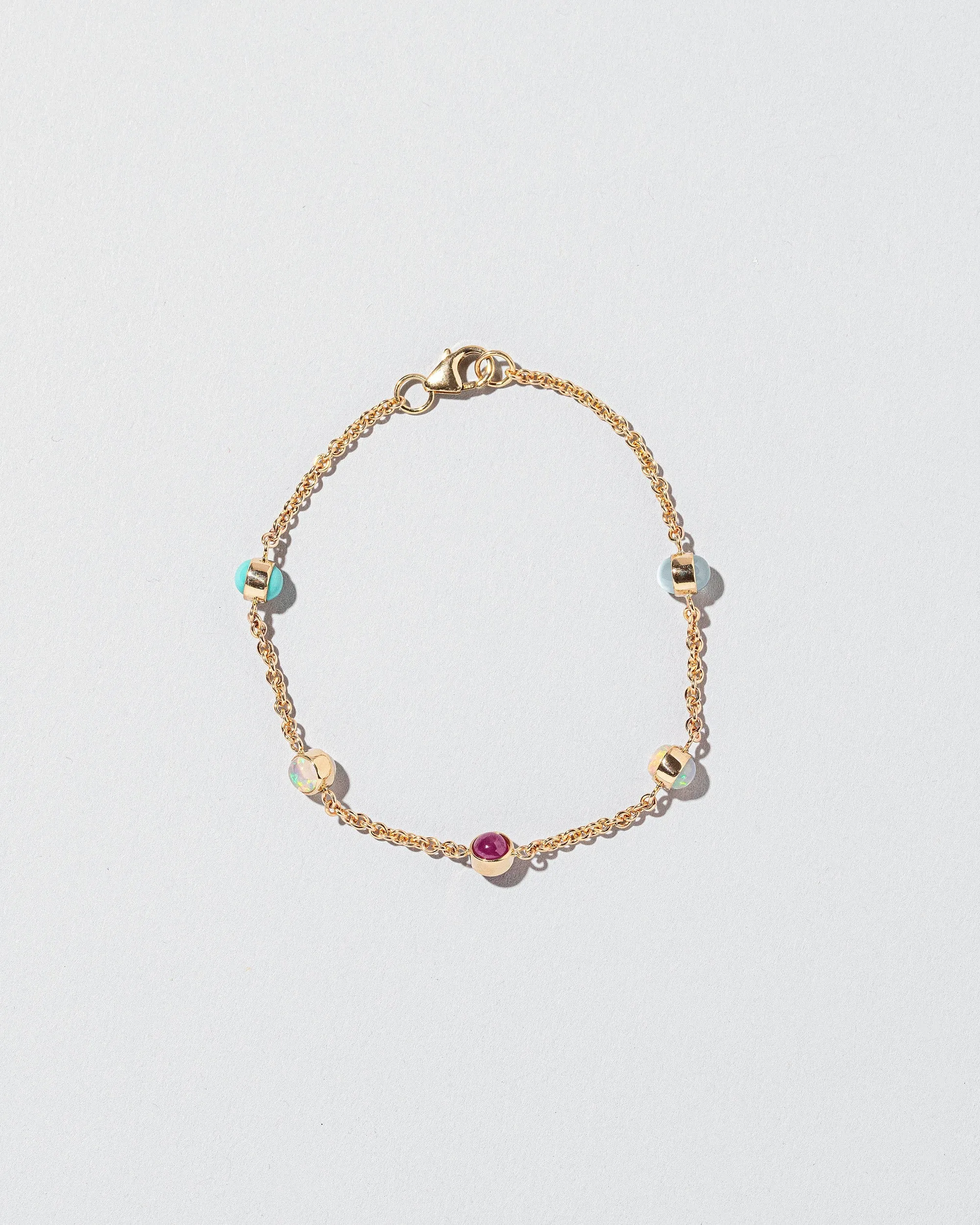 Birthstone Bracelet - Five Bezels