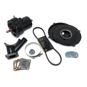 Black Alternator Kit 12v 90 Amp Deluxe for 1960-79 Beetle Ghia - 8268