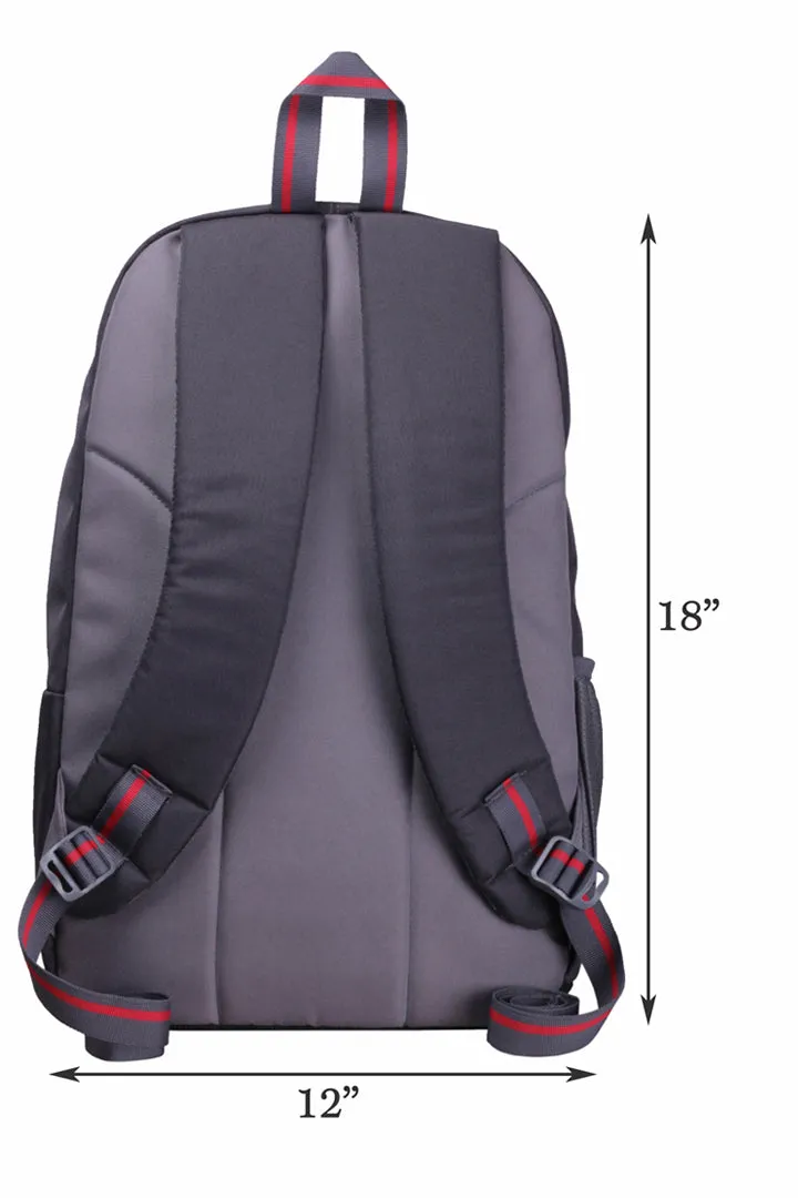 Castle 22L Grey Red Backpack