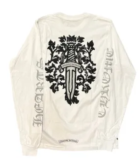 CHROME HEARTS DAGGER WHITE LONG SLEEVE