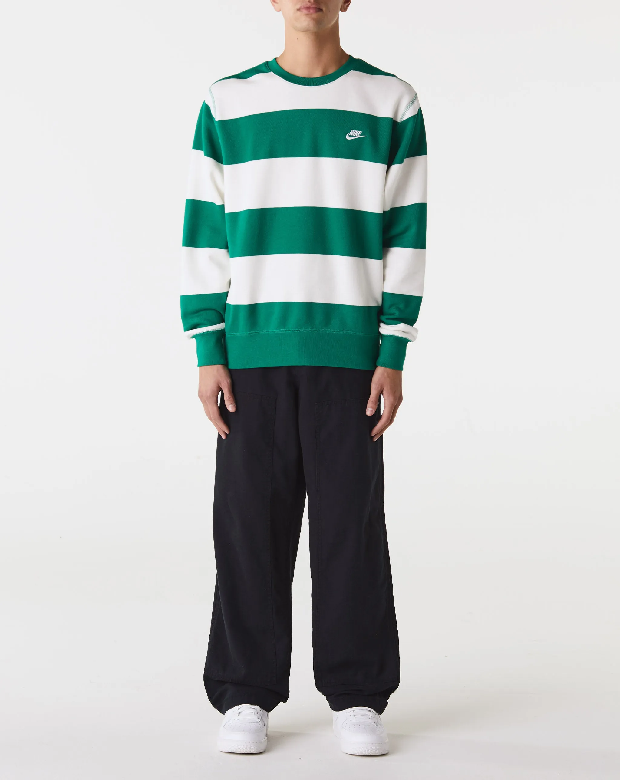 Club Fleece Striped Crewnck