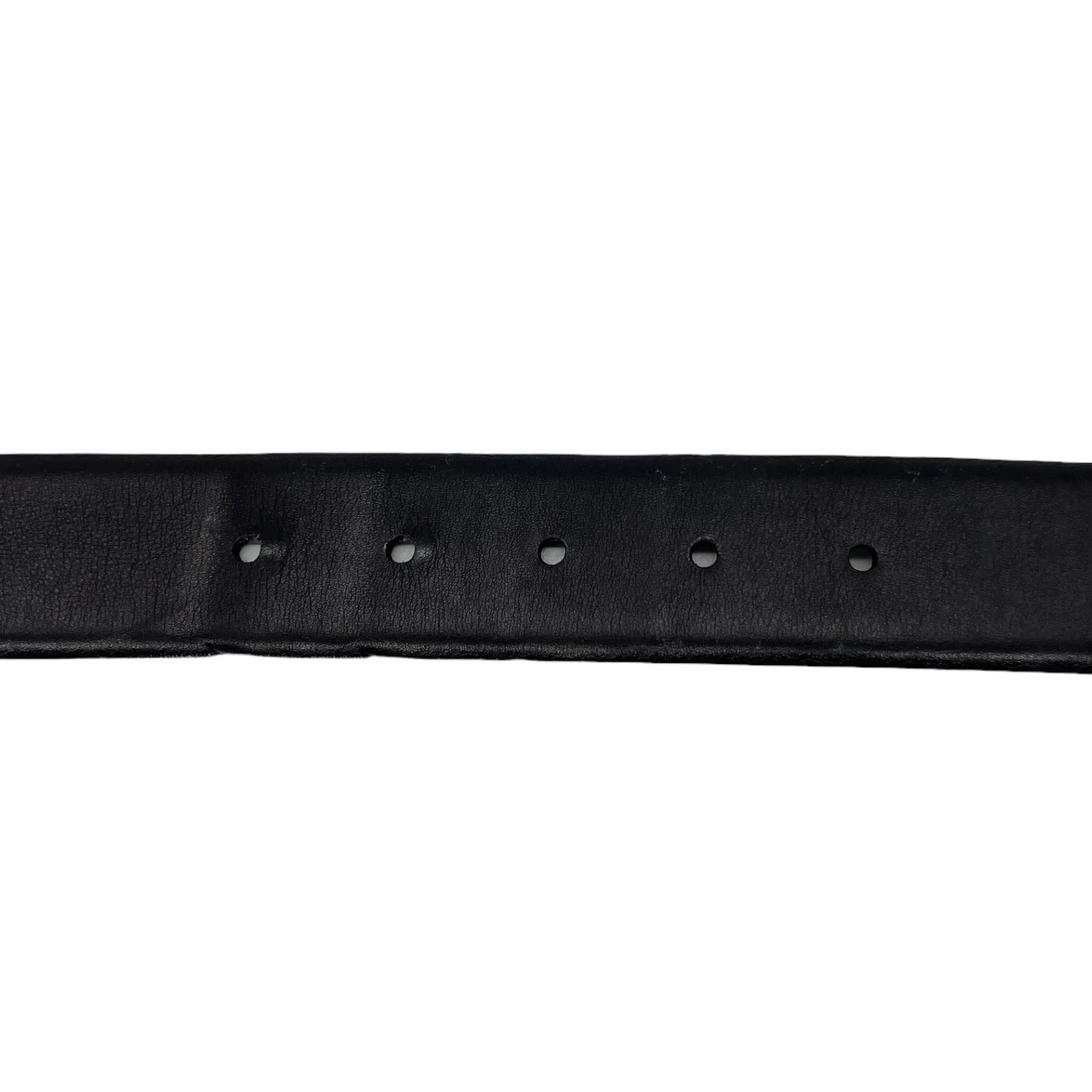 DE VECCHI by Hamilton Hodge Leather Belt - Black