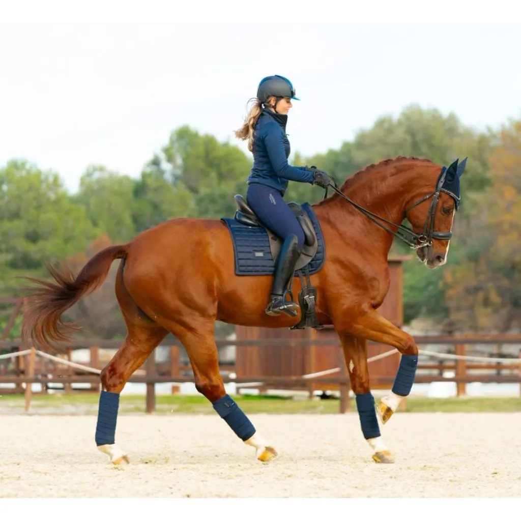 Equestrian Stockholm Dressage Saddle Pad Sportive Navy