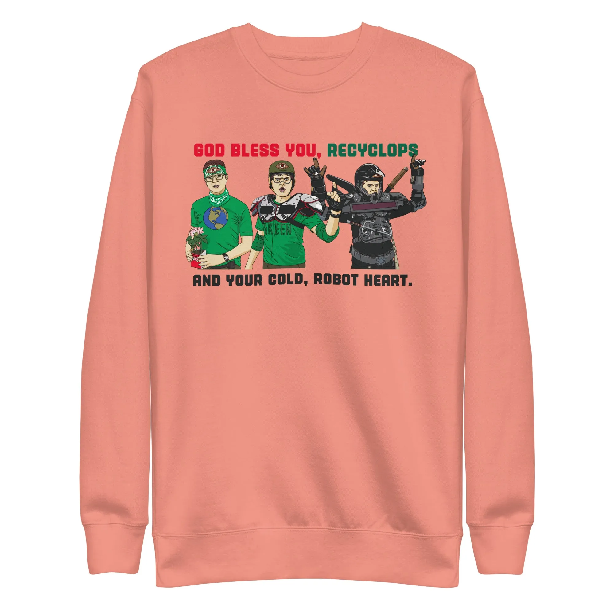 God Bless You Recyclops Unisex Premium Sweatshirt