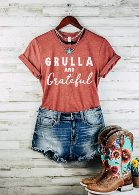 Grulla & Grateful Short Sleeve Tee