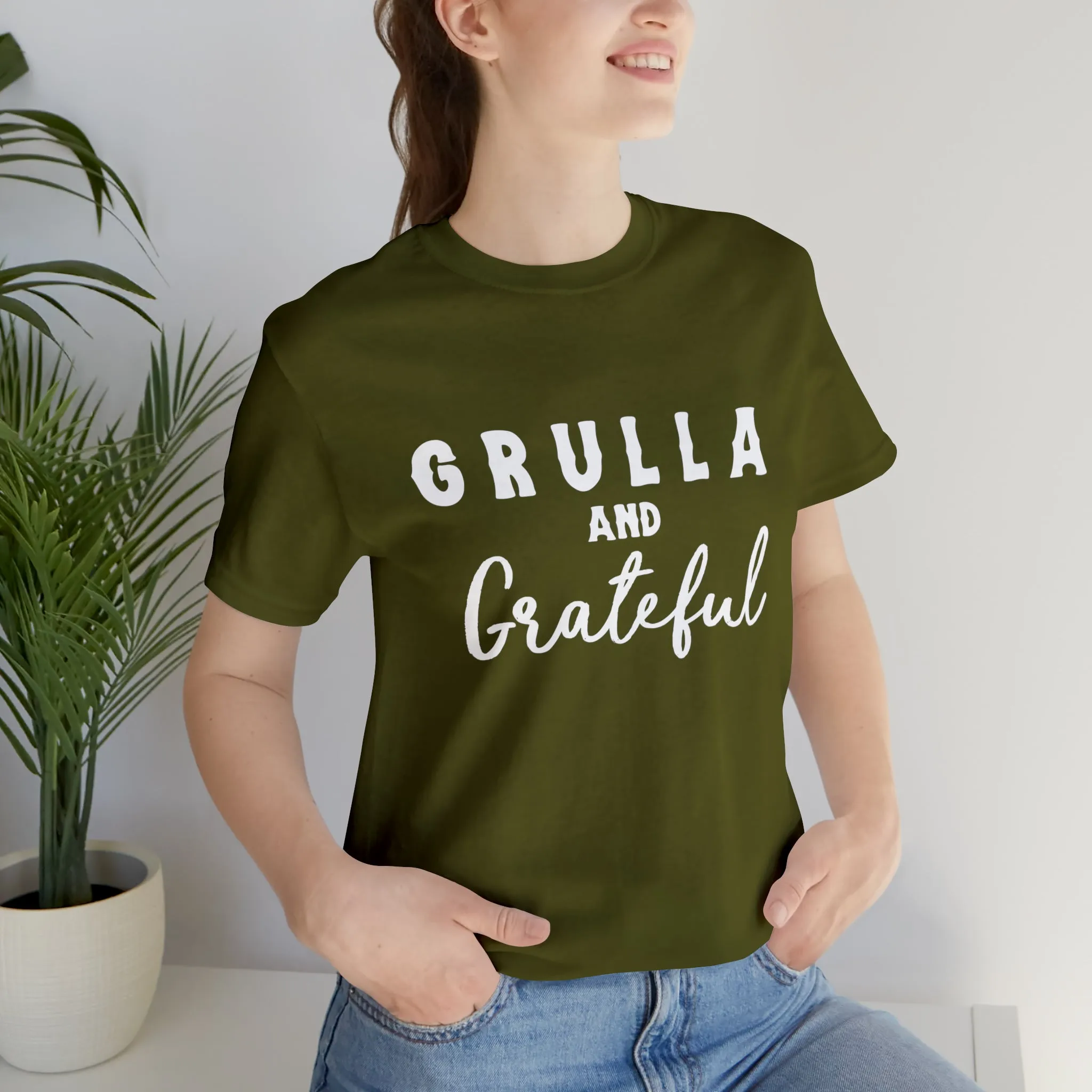 Grulla & Grateful Short Sleeve Tee