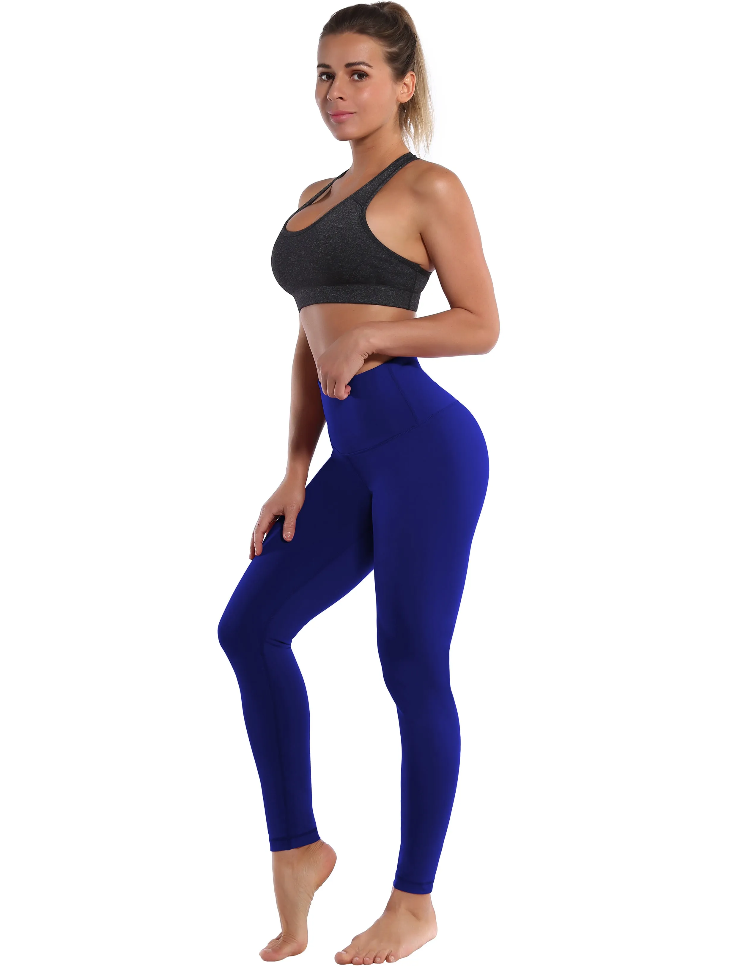 High Waist Yoga Pants navy