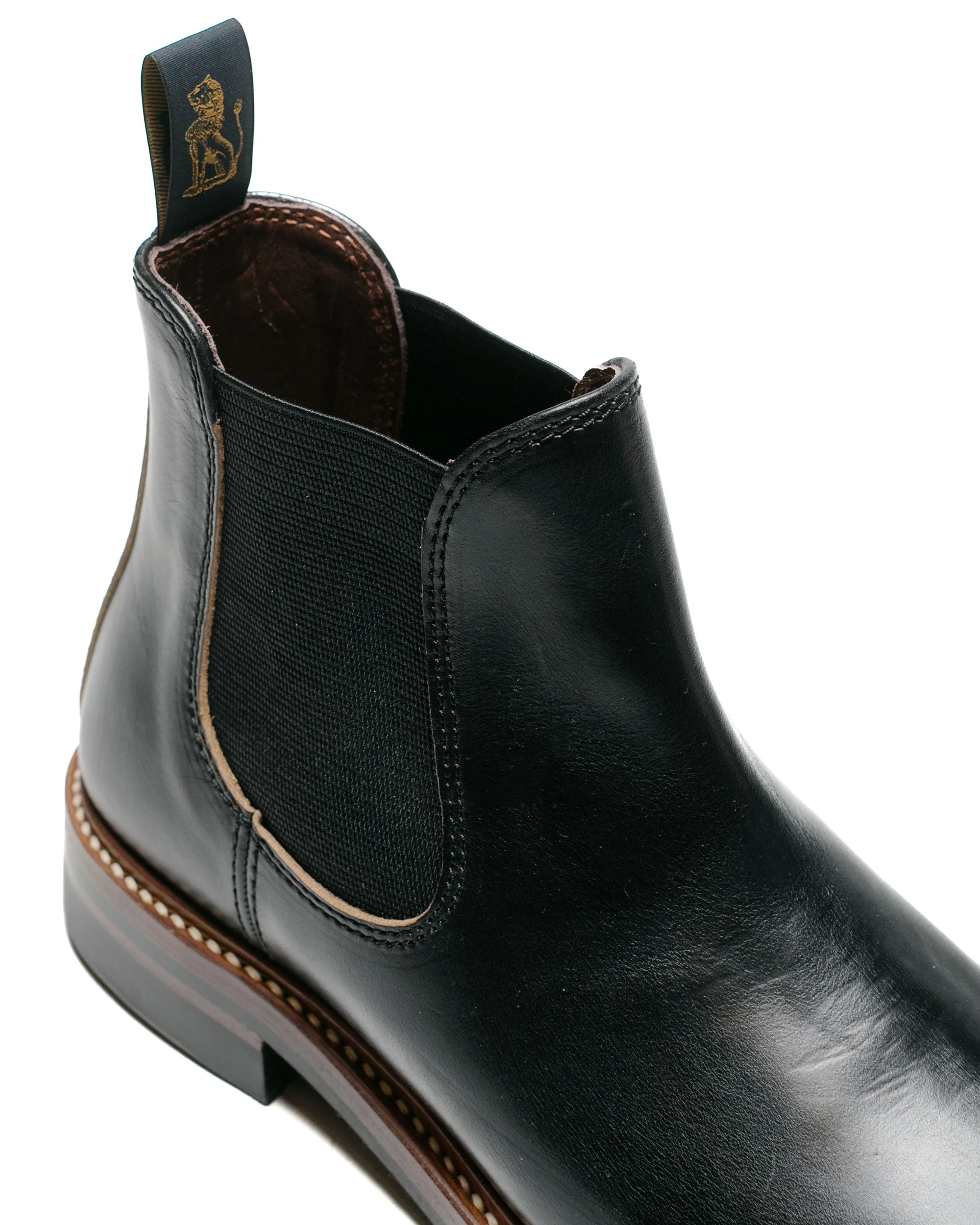 John Lofgren Bootmaker Chelsea Boots Horween CXL Black