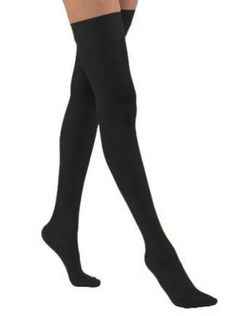 Juzo Naturally Sheer Thigh Highs 30-40 mmHg Closed Toe