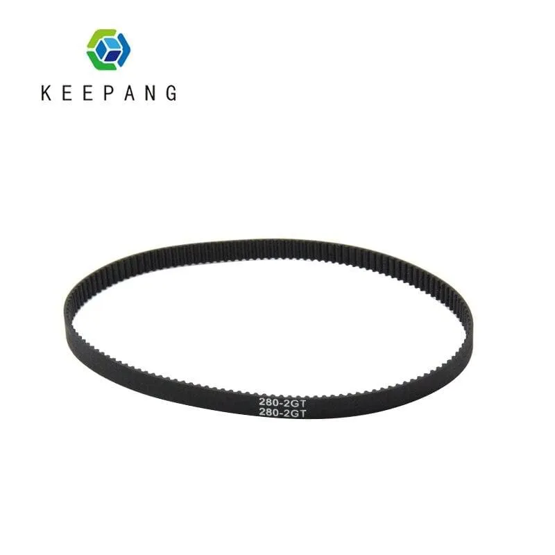 Kee Pang GT2 Closed Loop Timing Belt Rubber 2GT 6mm 3D Printers Parts 200 280 400  852 mm Synchronous Belts Part