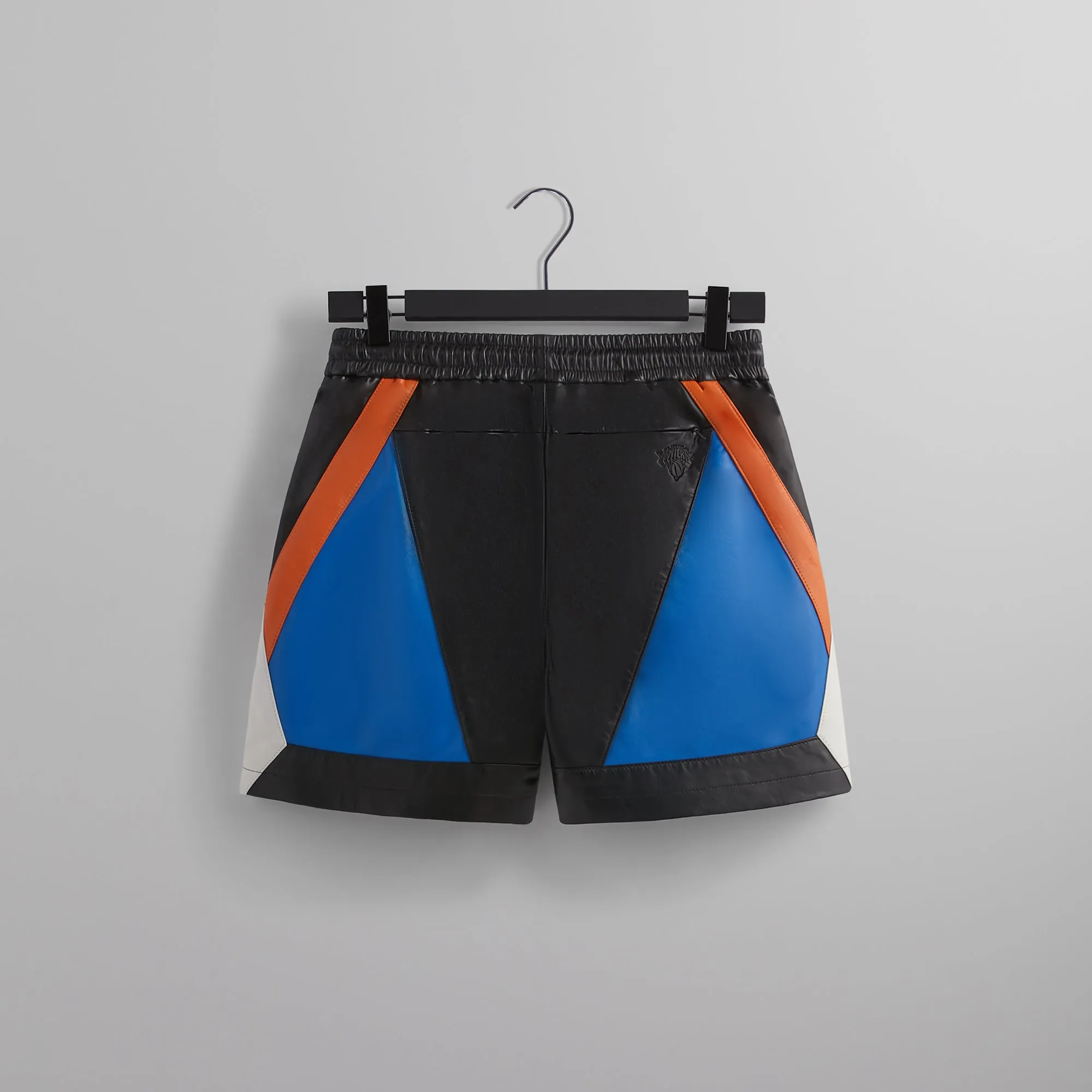 Kith for the New York Knicks Leather Turbo Shorts - Black