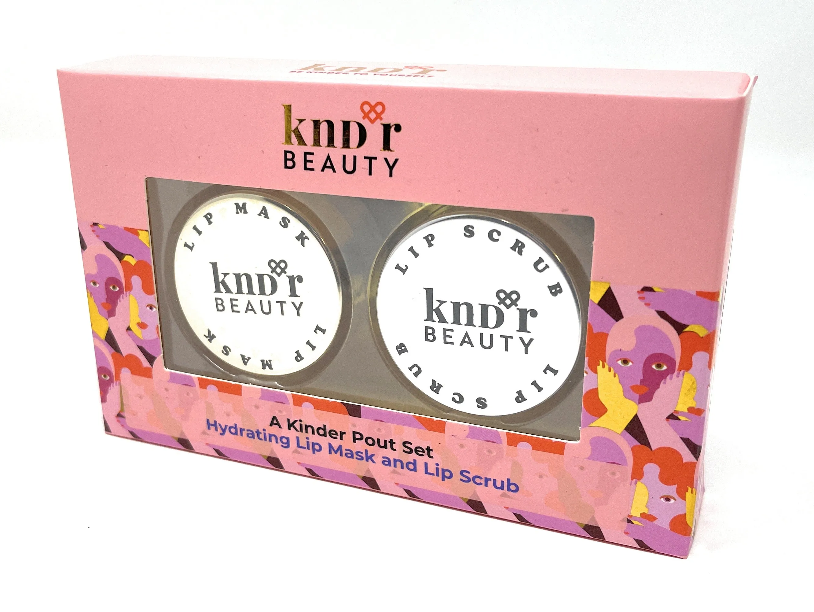 KNDR Beauty Lip Mask and Lip Scrub A Kinder Pout Set