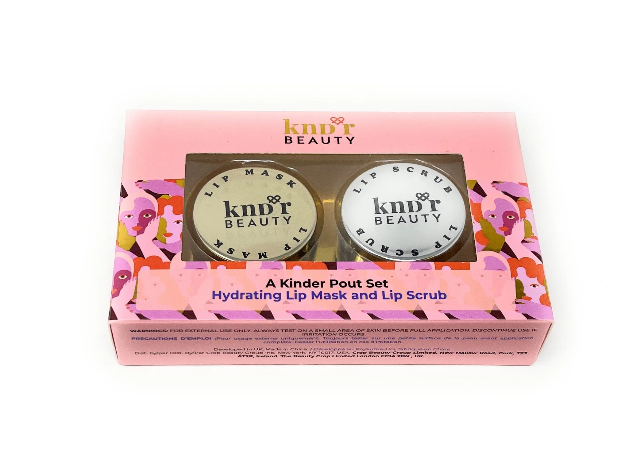 KNDR Beauty Lip Mask and Lip Scrub A Kinder Pout Set