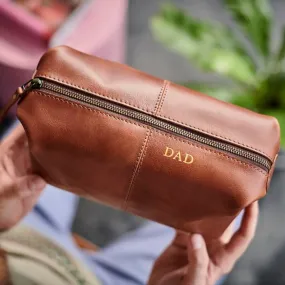 Leather Wash Bag