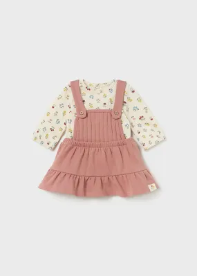 Mayoral Baby Girls Pinafore & Top Set