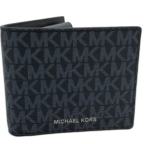 MICHAEL KORS "Cooper" Men's Wallet - Black & Blue New w/Tags