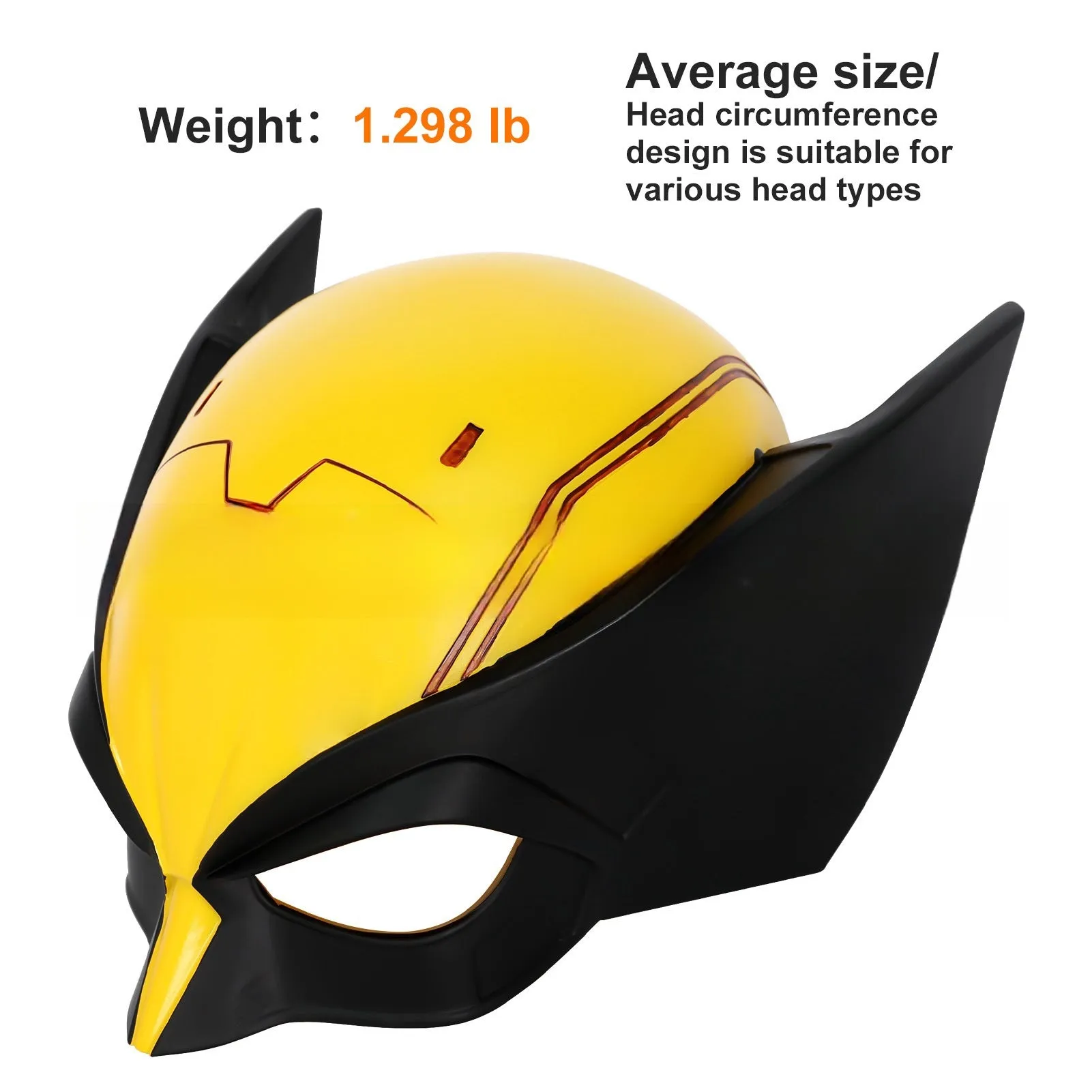 【New Arrival】Xcoser Deadpool 3 Wolverine Resin Mask  Adult Cosplay Prop Adjust