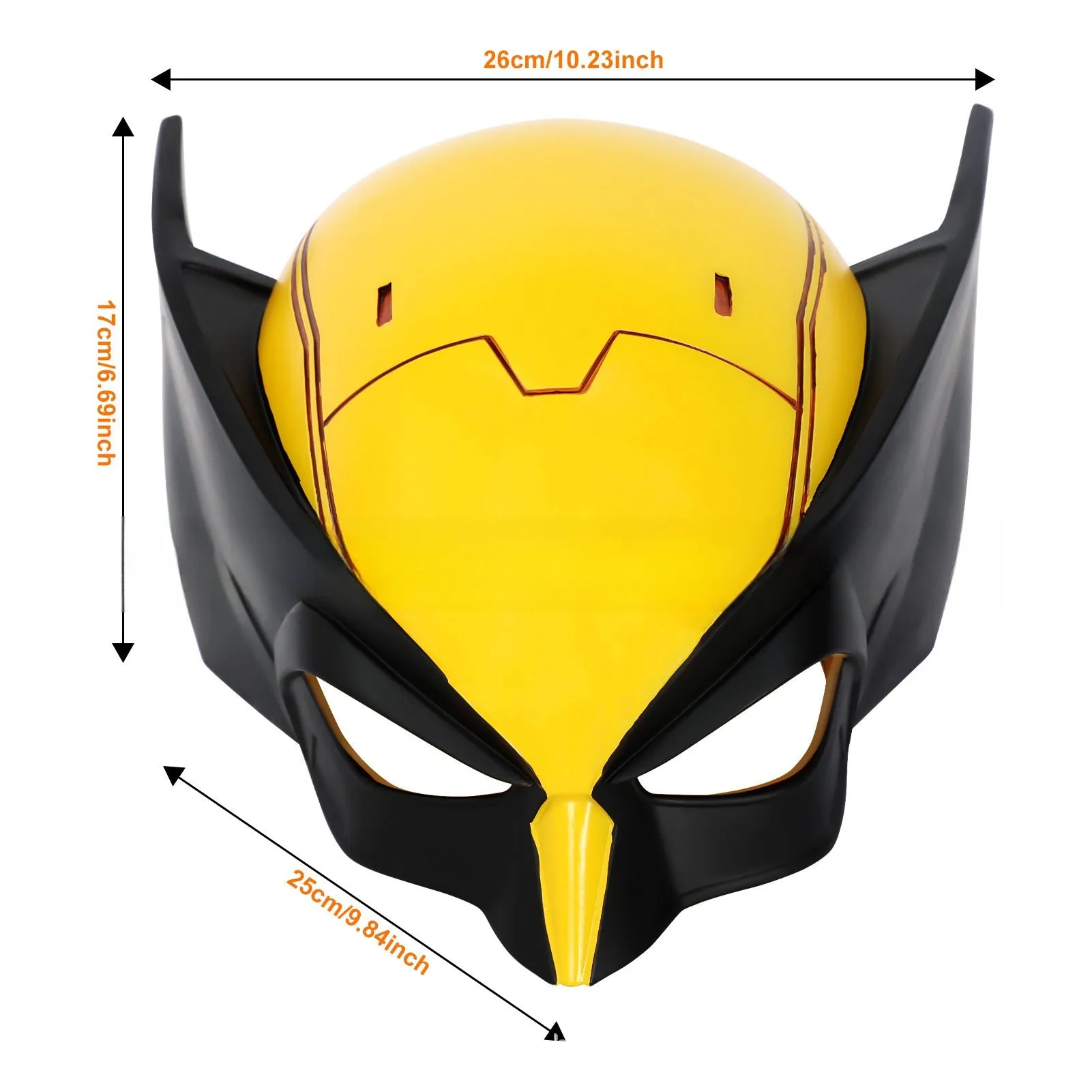 【New Arrival】Xcoser Deadpool 3 Wolverine Resin Mask  Adult Cosplay Prop Adjust