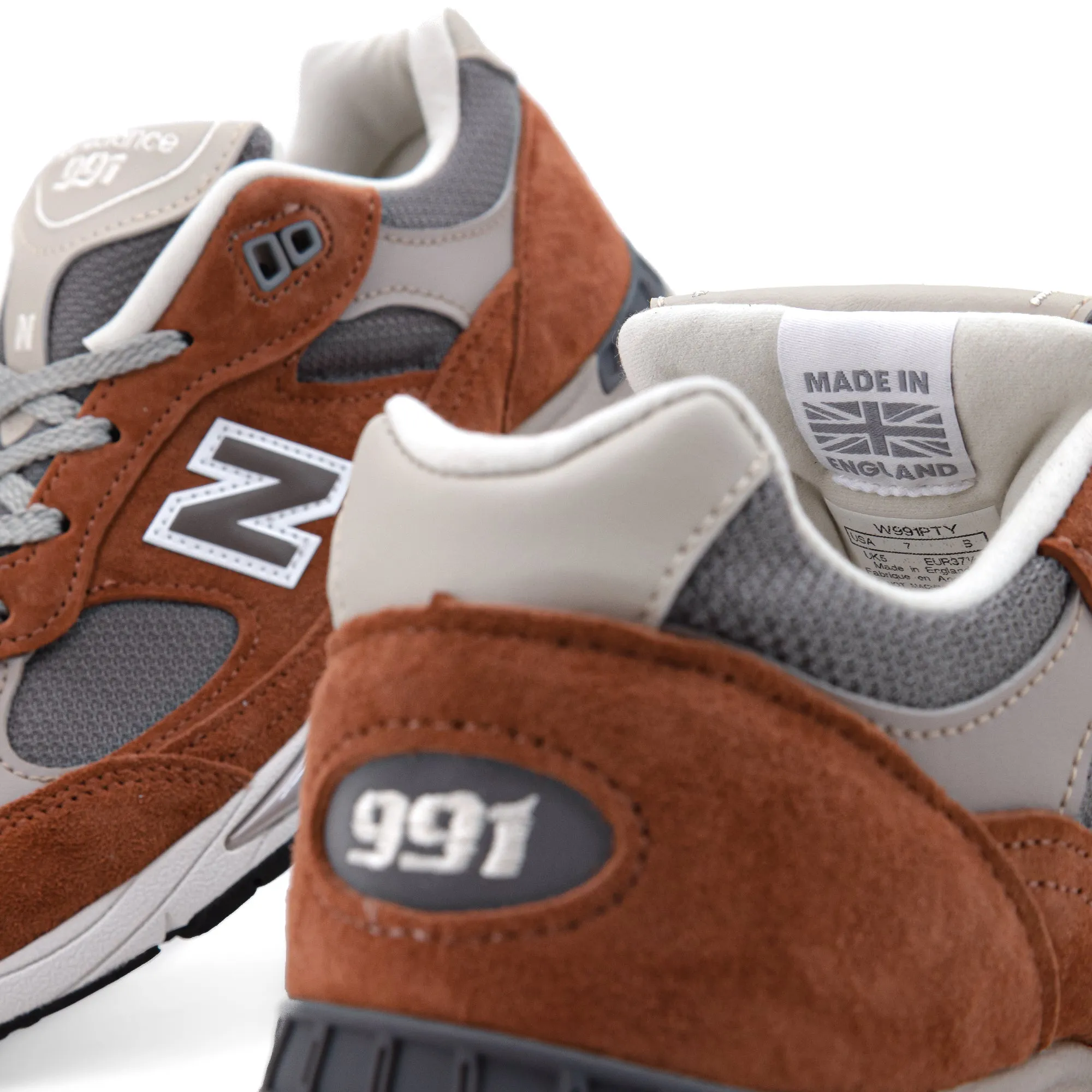 New Balance Women's 991v1 Made in UK Orange W991PTY