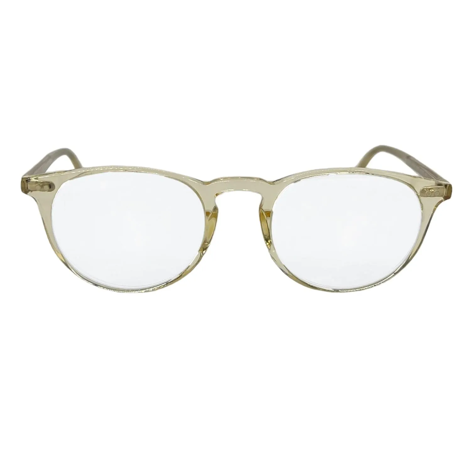 OLIVER PEOPLES Riley Unisex Eyeglasses - Buff