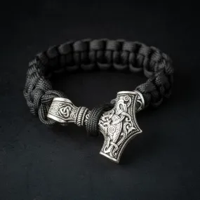 Paracord Mjolnir Bracelet