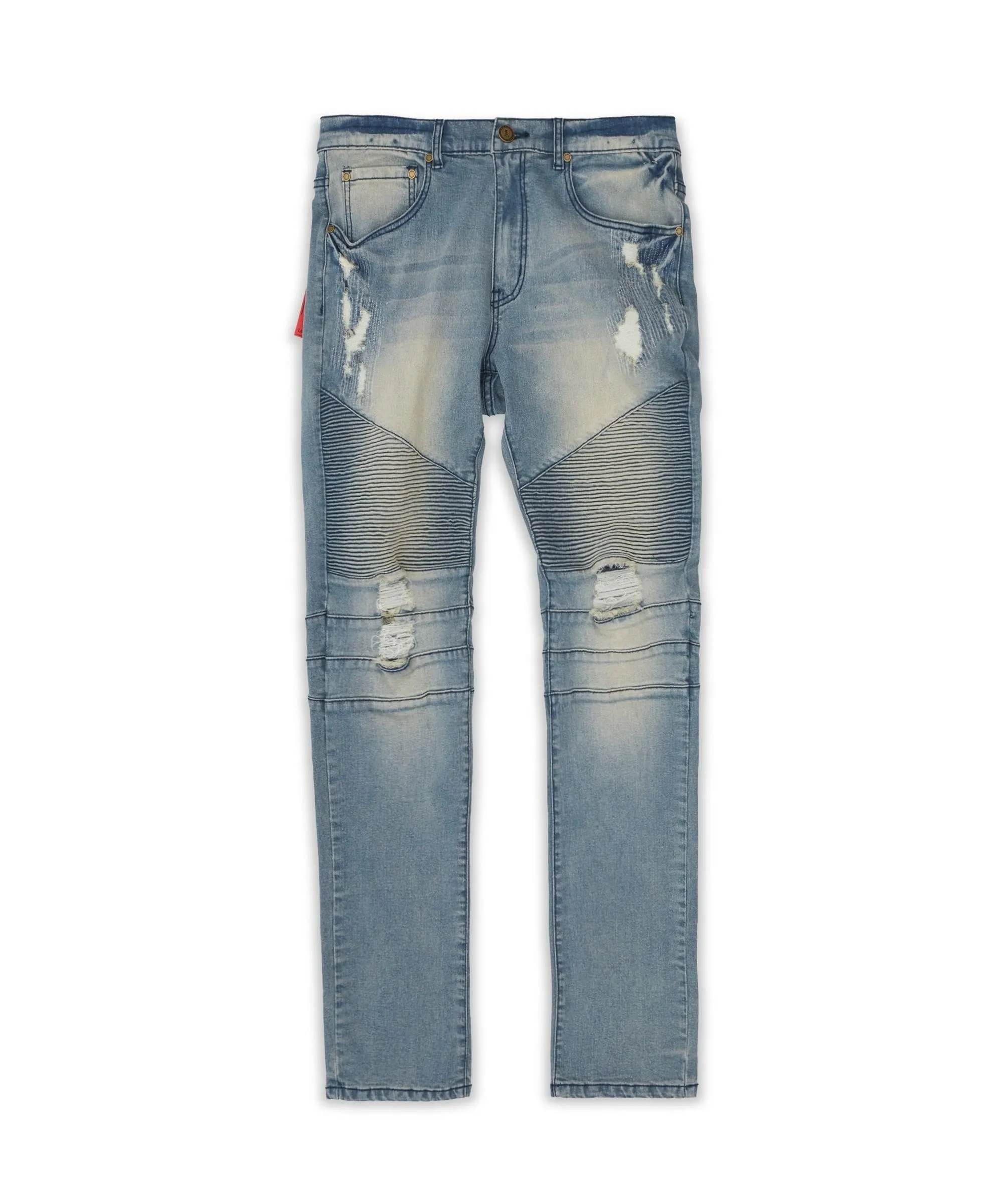 Plus Size Alto Distressed Moto Jeans