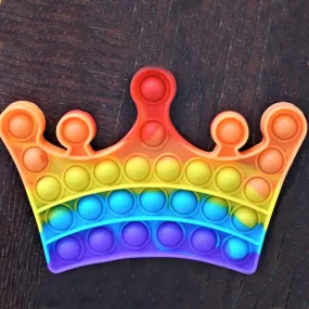 Rainbow Crown Pop It