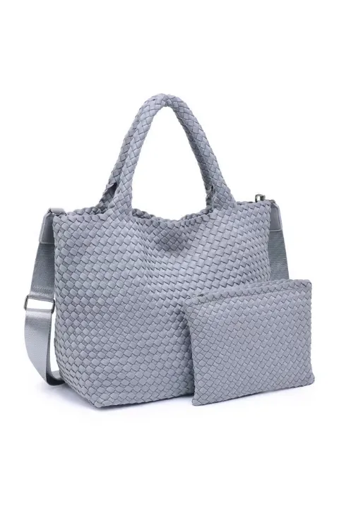 Sky's The Limit - Medium Woven Neoprene Tote