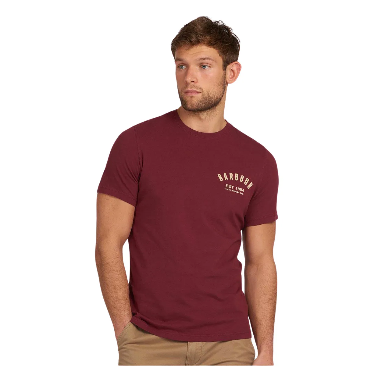 T-shirt Uomo Barbour Preppy Bordeaux