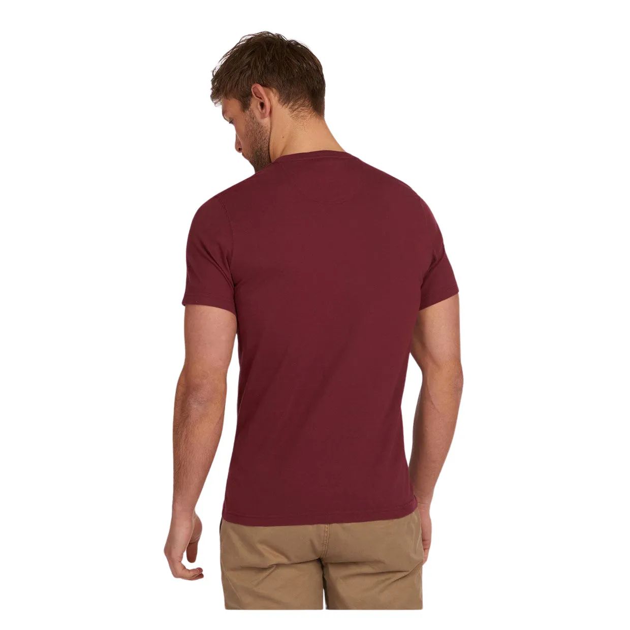 T-shirt Uomo Barbour Preppy Bordeaux