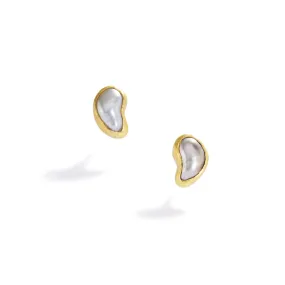 Tahitian Keshi Pearl Stud Earrings