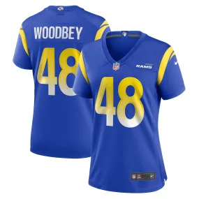 Women's Nike Jaiden Woodbey Royal Los Angeles Rams Home Game Jersey